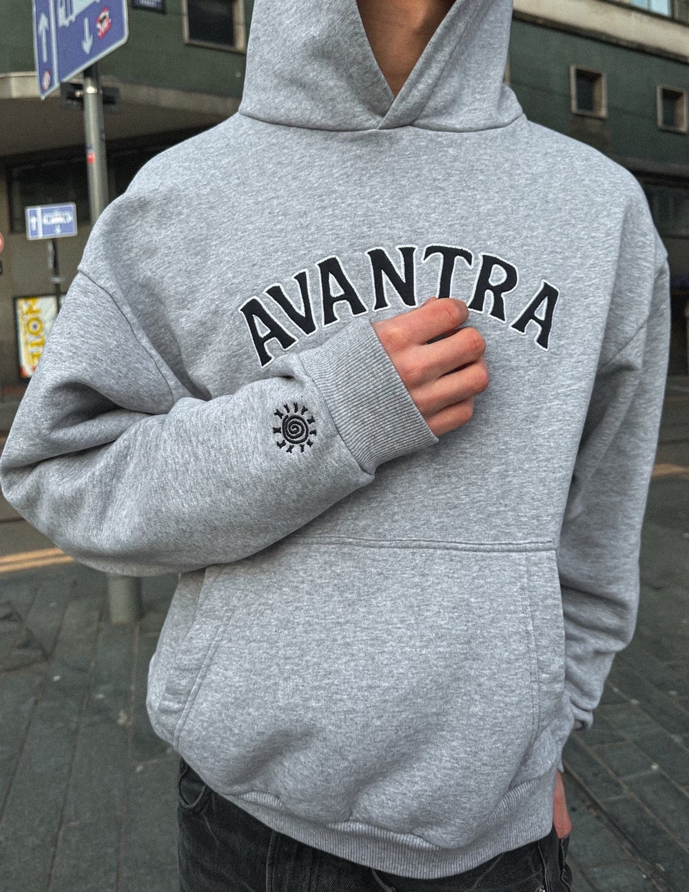 Grey Hoodie Avantra