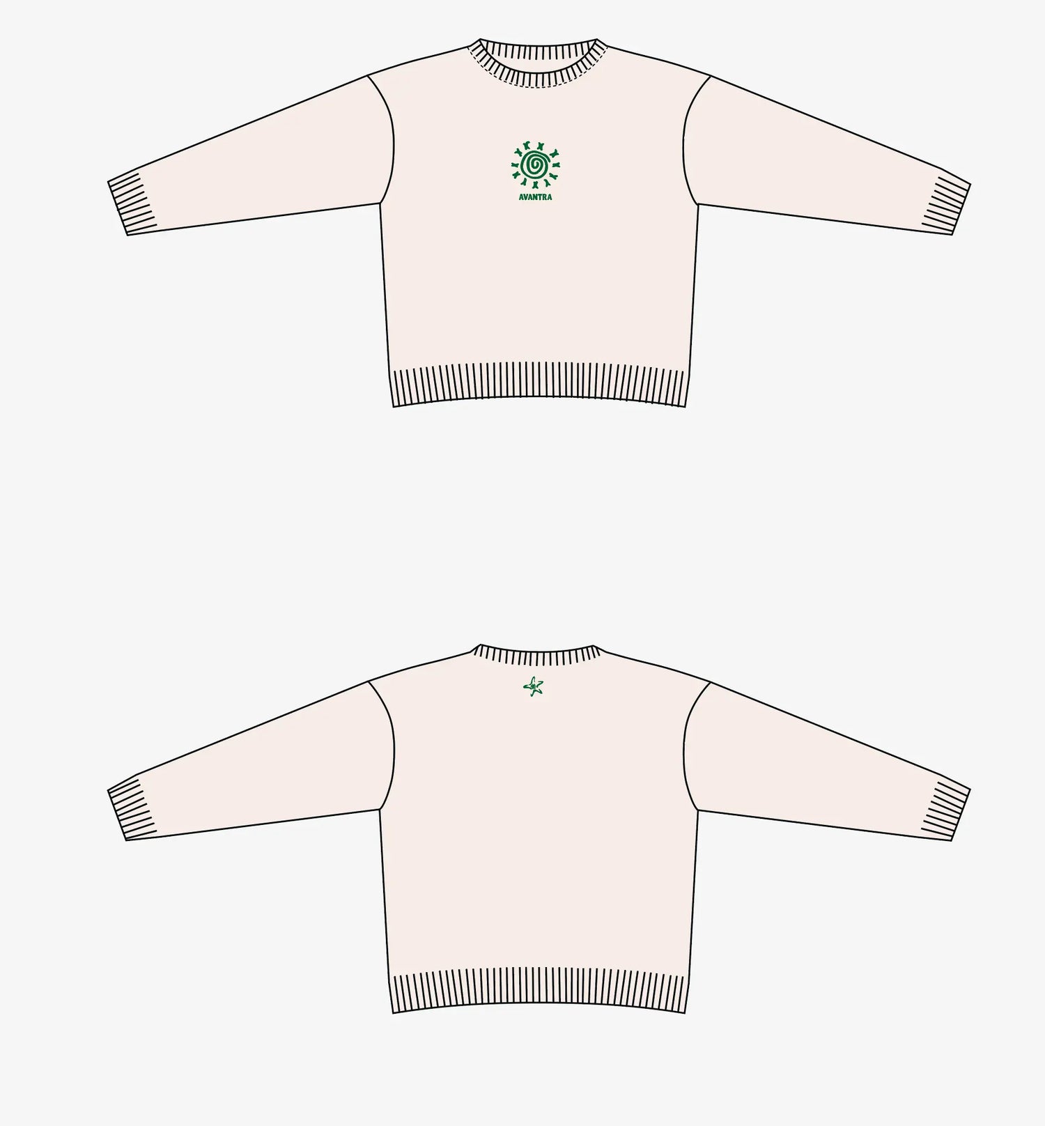 White Hoodie Avantra